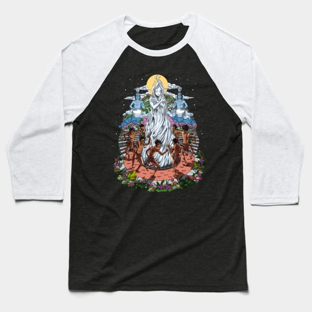 Ayahuasca Ceremony Baseball T-Shirt by underheaven